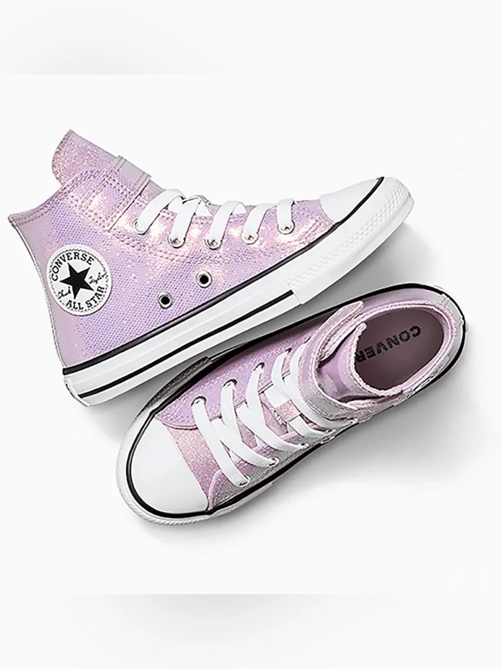 Converse High Top Sneakers - Iridescent Lavender